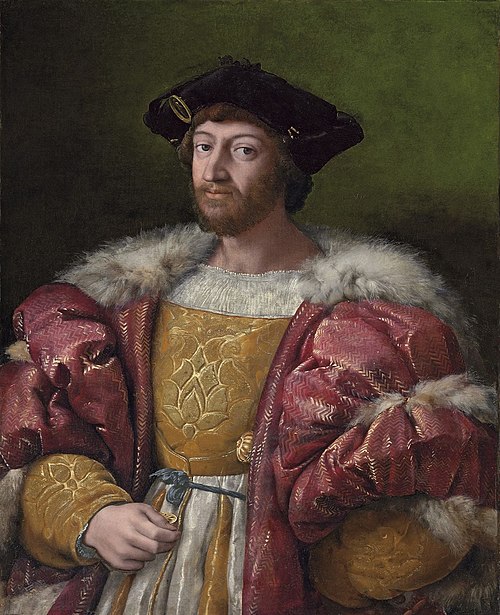 Portrait of Lorenzo di Medici, Duke of Urbino, 1517, Raphael