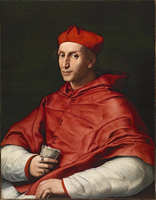 Portrait du cardinal Bibbiena, 1516, Raphaël