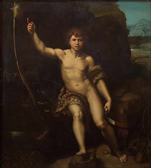 Saint John the Baptist as a Boy, 1518, Raphael
