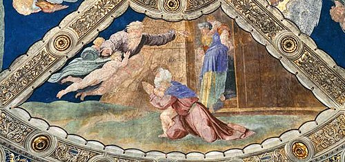 Apparition of God to Noah, 1511, Raphaël