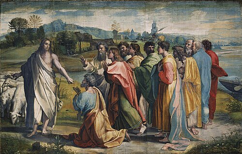 Christ's Charge to Peter, 1515, Raphael