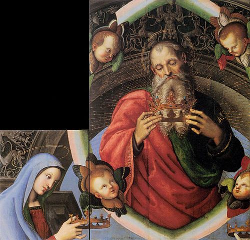 God the Father and the Virgin Mary, 1500, Raphaël