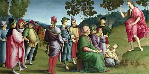 Saint John the Baptist Preaching, 1505, Raphael