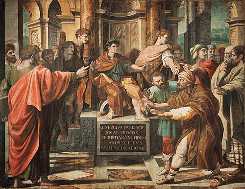 The Conversion of the Proconsul, 1515, Raphael