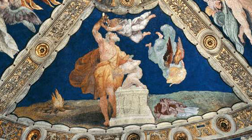 Le Sacrifice d'Isaac, 1511, Raphaël