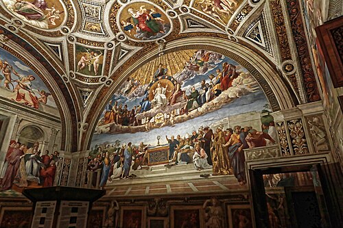 Disputation of the Holy Sacrament, 1509, Raphael