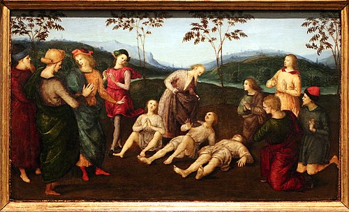 Le miracle de saint Eusèbe de Crémone, 1502, Raphaël