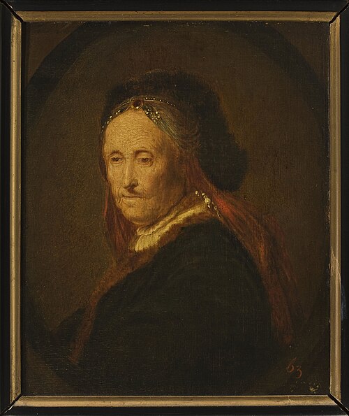 Portrait of Rembrandt’s mother (?), , Rembrandt