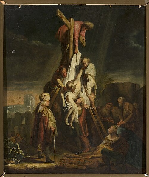 Descent from the Cross (Matthew 27:58–59; Mark 15: 45–46; Luke 23:52–53; John 19:38), , Rembrandt