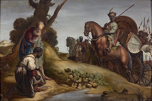 The Baptism of the Eunuch, 1631, Rembrandt