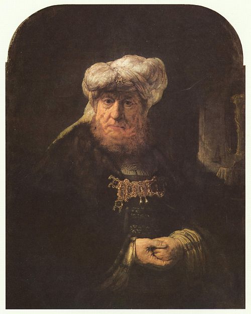 Homme en costume oriental, 1639, Rembrandt