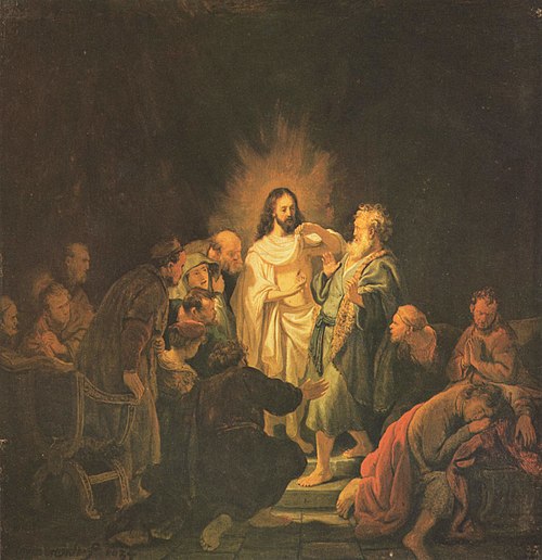 L'Incrédulité de saint Thomas, 1634, Rembrandt