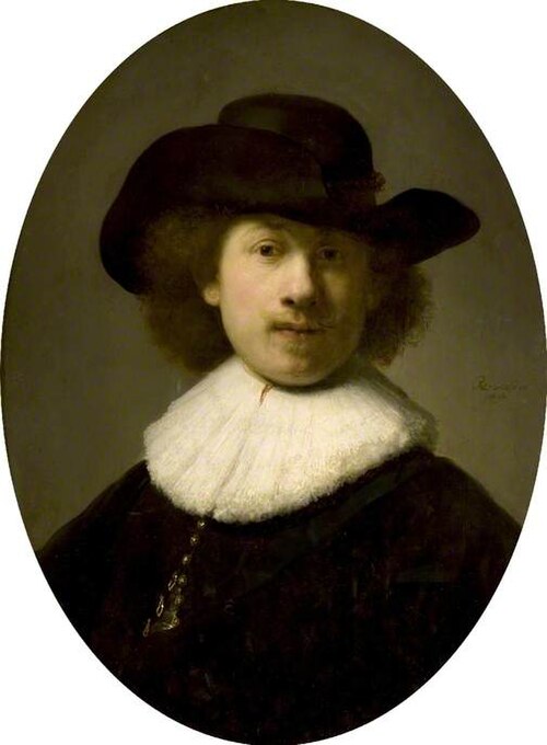 Self Portrait, 1632, Rembrandt