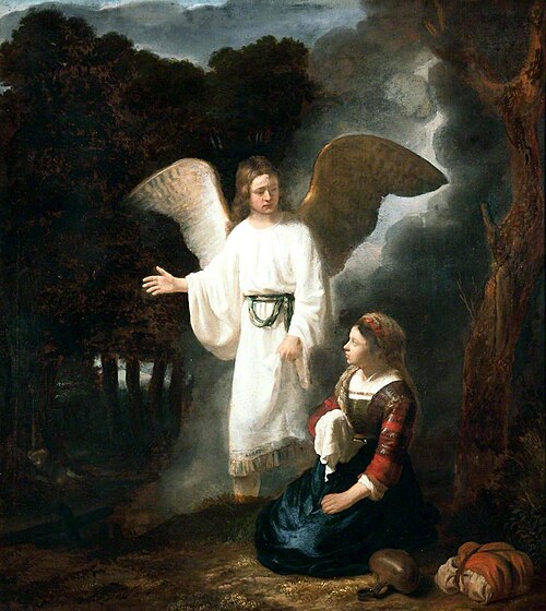 The Angel Appearing to Hagar, 1645, Rembrandt