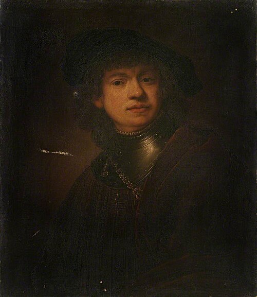 Self-portrait, , Rembrandt