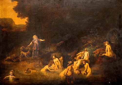 Diana and Actaeon, , Rembrandt