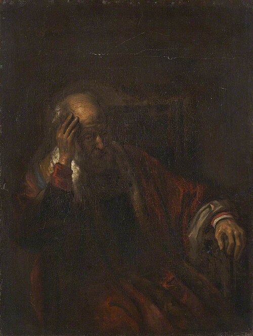 An Old Man in an Armchair, , Rembrandt