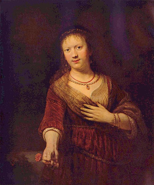 Saskia en Flore, 1641, Rembrandt