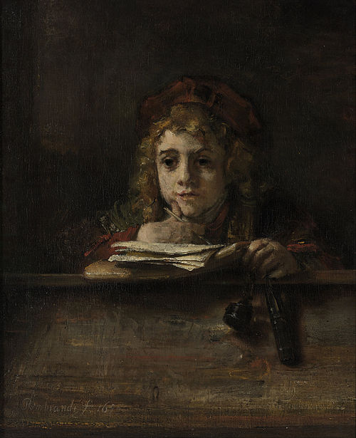 Titus à son bureau, 1655, Rembrandt
