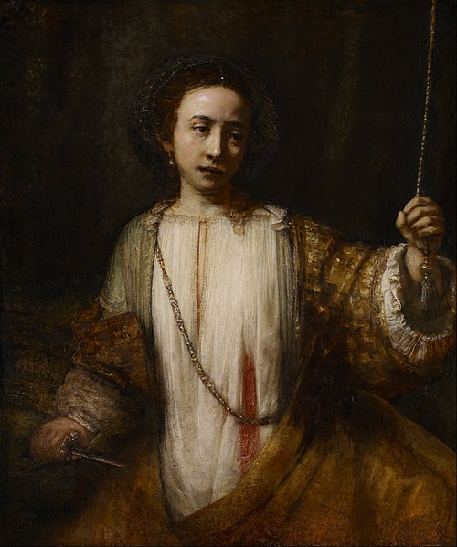 Lucretia, 1666, Rembrandt