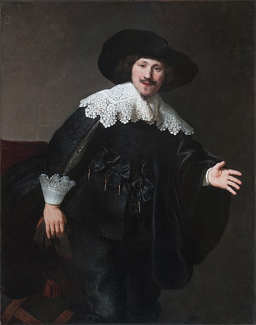 Portrait d'un homme se levant de son siège, 1633, Rembrandt