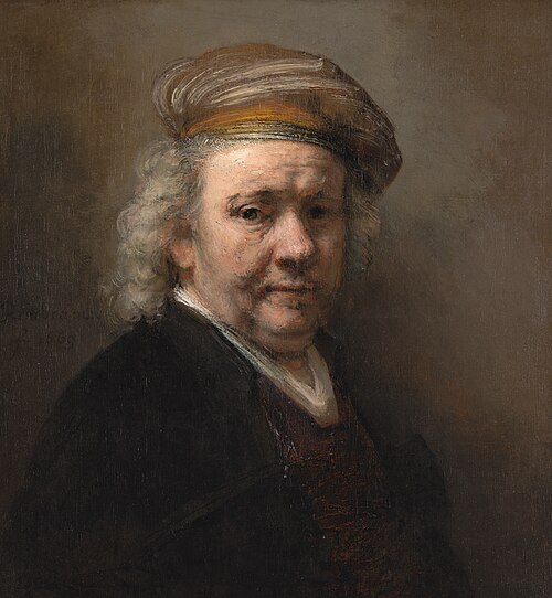 Self-portrait, 1669, Rembrandt