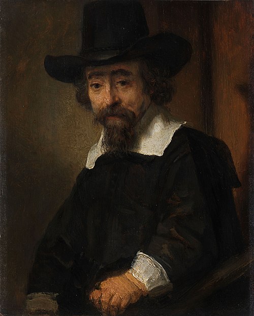 Portrait of Dr. Ephraïm Bueno, 1640, Rembrandt