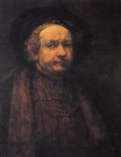 Self-portrait, 1669, Rembrandt