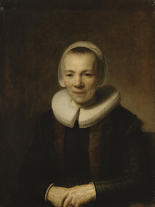 Portrait de Baertje Martens, 1640, Rembrandt