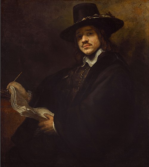 Portrait of a Young Artist, 1650, Rembrandt