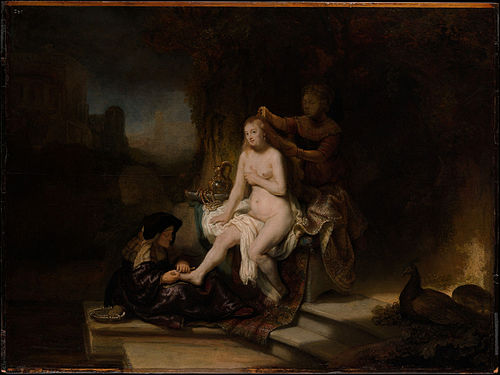 Bathsheba at her Toilette, 1643, Rembrandt
