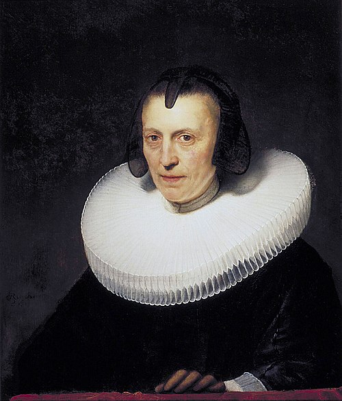 Portrait of Aletta Adriaensdochter, 1639, Rembrandt