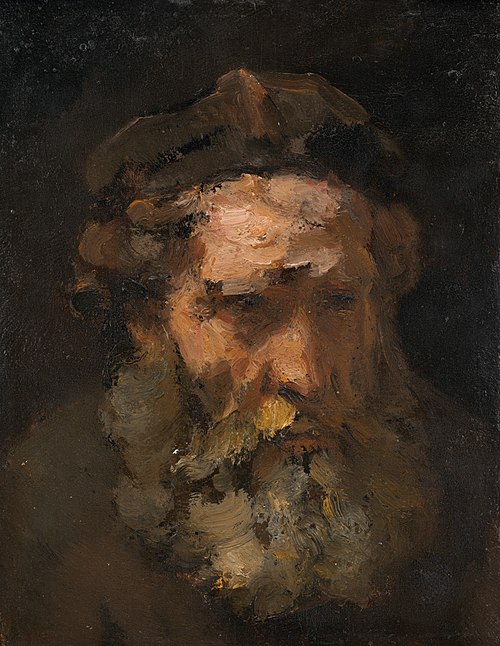 Head of Saint Matthew, 1662, Rembrandt