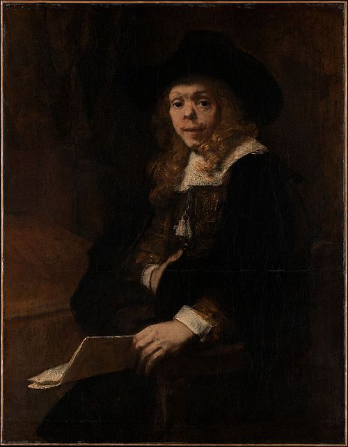 Portrait of Gerard de Lairesse, 1665, Rembrandt