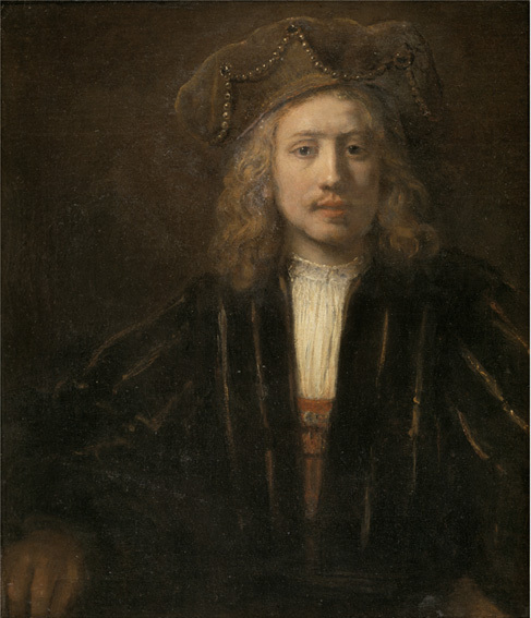 Young Man in a Pearl-trimmed Cap, 1650, Rembrandt