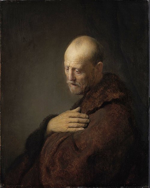 Old Man in Prayer, 1630, Rembrandt