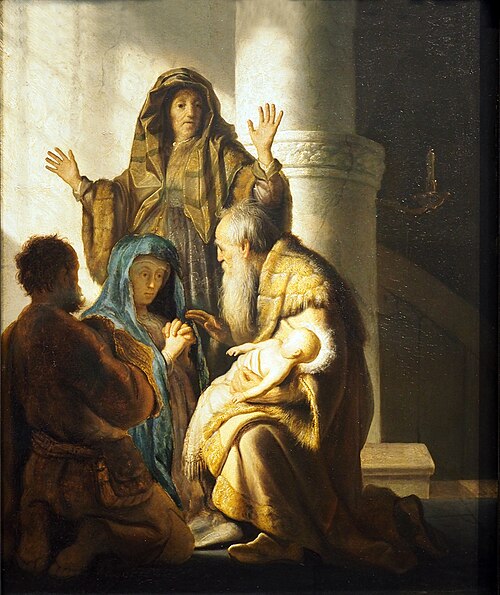 Simeon in the Temple, 1628, Rembrandt