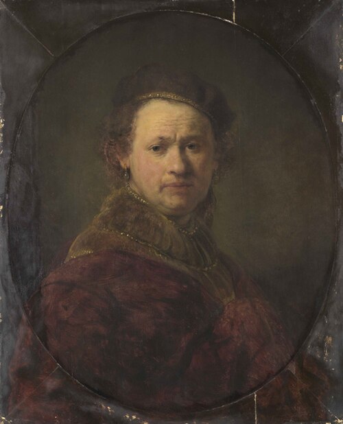 Self portrait, 1646, Rembrandt