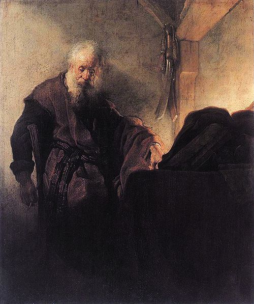 The Apostle Paul in Contemplation, 1630, Rembrandt