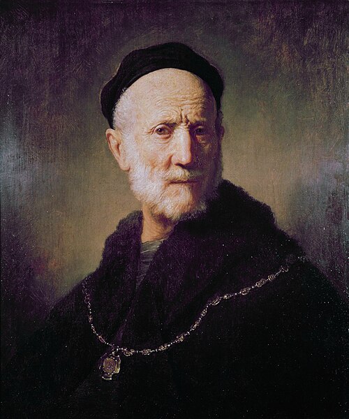 Bust of an Old Man, 1631, Rembrandt