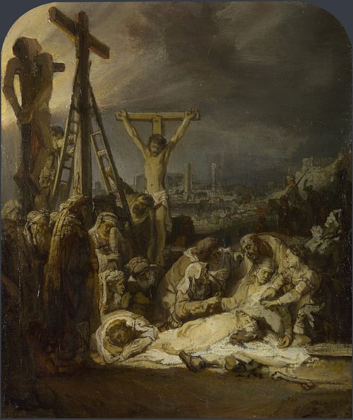 The lamentation over the dead Christ, 1635, Rembrandt