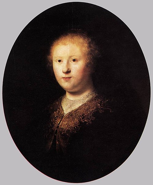 Portrait d'une jeune femme., 1632, Rembrandt