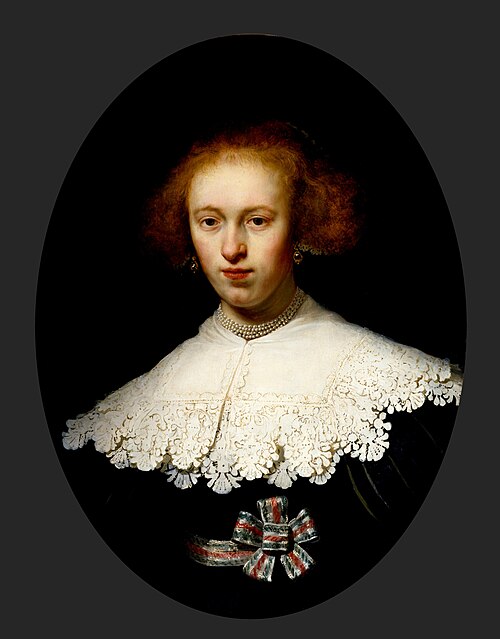 Portrait d'une jeune femme., 1633, Rembrandt