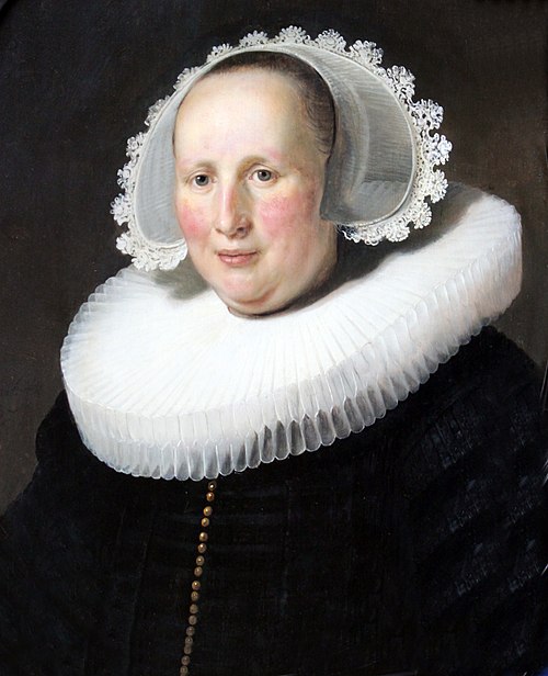 Portrait of Maertgen van Bilderbeecq, Wife of Willem Burggraeff, 1633, Rembrandt