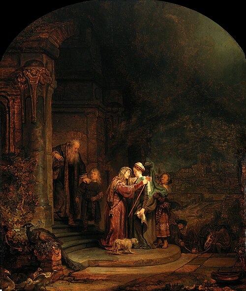 The Visitation, 1640, Rembrandt