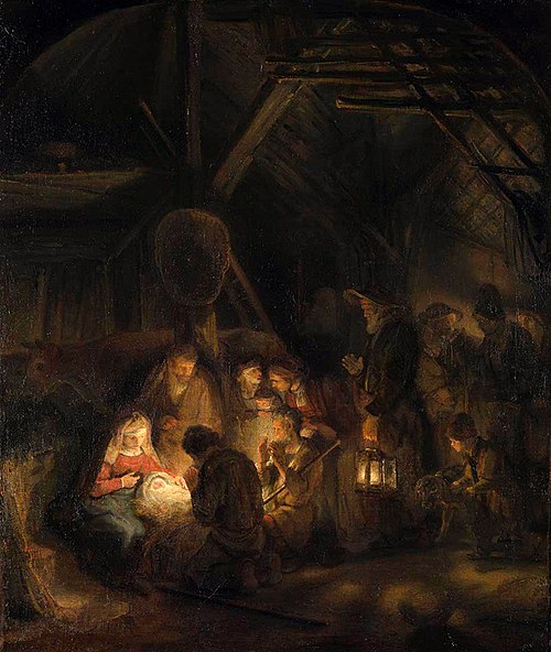 The Adoration of the Shepherds, 1646, Rembrandt