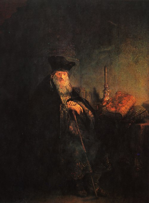 Old scholar in a study, 1642, Rembrandt