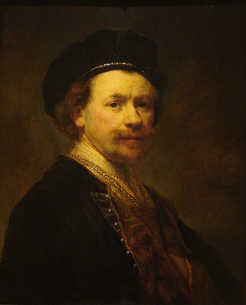 Autoportrait au béret, 1640, Rembrandt