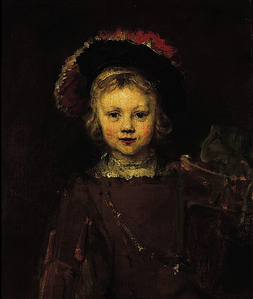 Unfinished Portrait of a Boy, 1650, Rembrandt