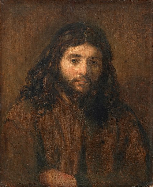 Head of Christ, 1650, Rembrandt